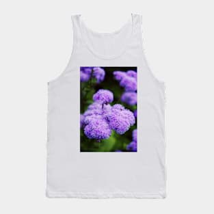 Purple Mimosa Flower Tank Top